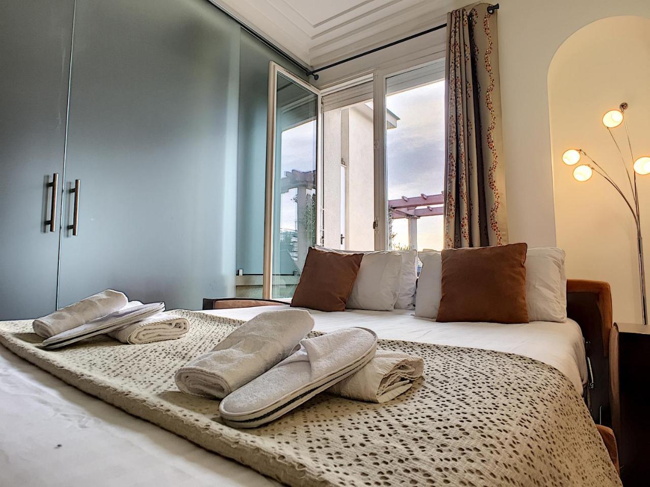 Ferienwohnung Nestor&Jeeves - "Sea View Terrace Penthouse Prestige" - Luxe Nizza Exterior foto