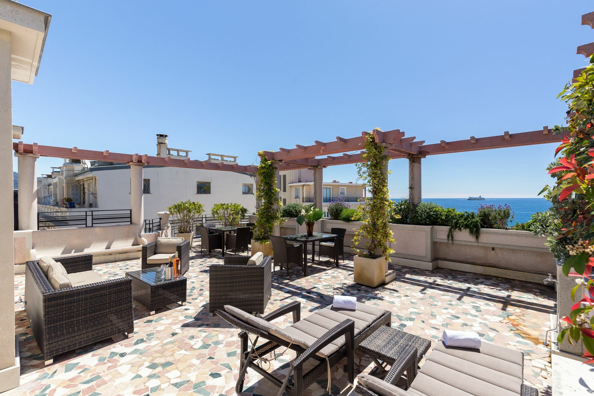 Ferienwohnung Nestor&Jeeves - "Sea View Terrace Penthouse Prestige" - Luxe Nizza Exterior foto